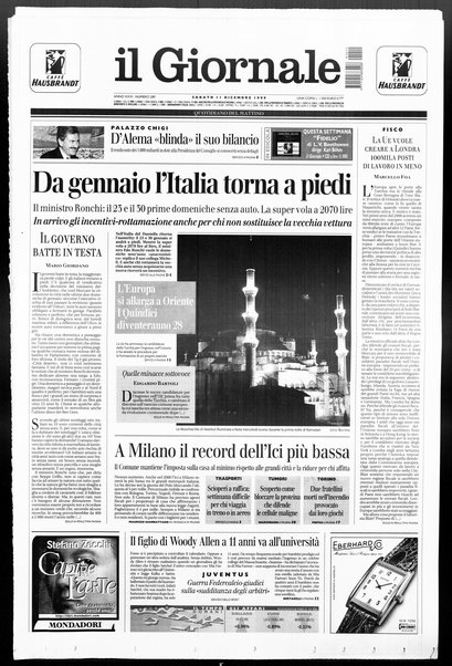 Il giornale : quotidiano del mattino